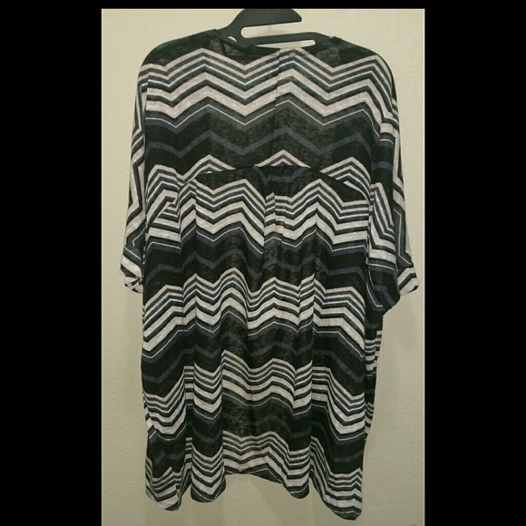 Torrid Chevron Print Cardigan - Picture 2 of 4